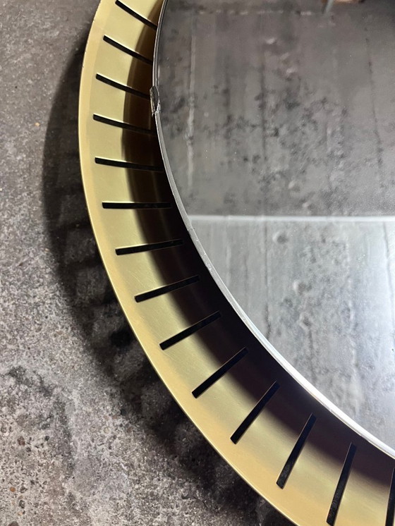 Image 1 of Grande specchio illuminato d'epoca, Stilnovo, 1960