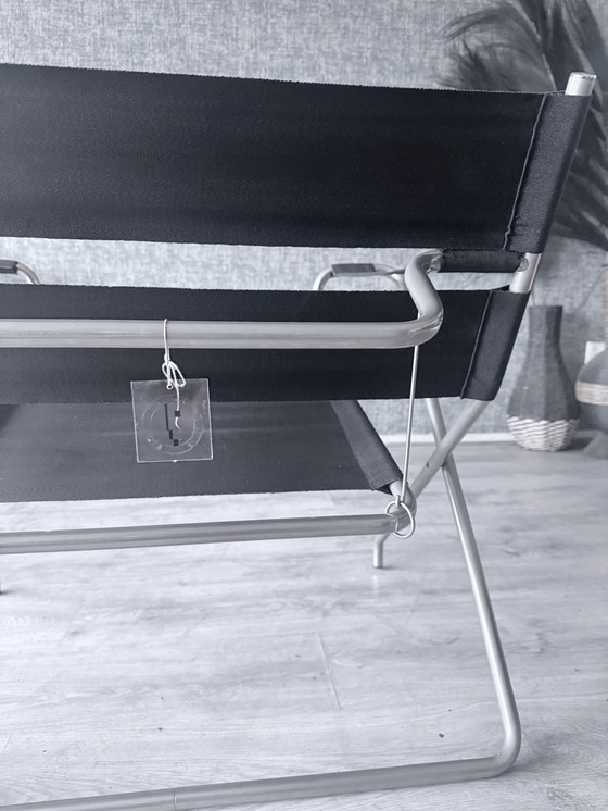 Image 1 of Fauteuil lounge Tecta D4 vintage de Marcel Breuer — Original Eisengarn, années 1970/1980