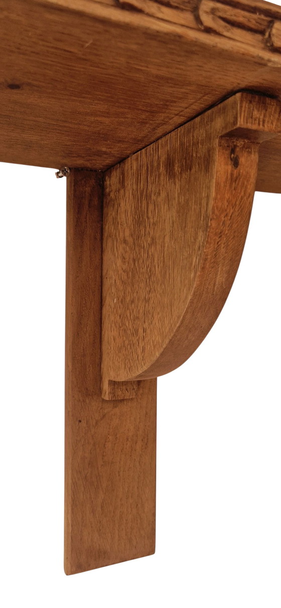 Image 1 of Wandregal aus massiver Eiche- Rustikaler Louis XVI-Stil