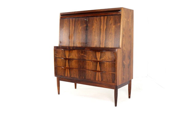 Image 1 of Erling Torvits voor Klim møbelfabrik vintage palissander secretaire bureau Deens