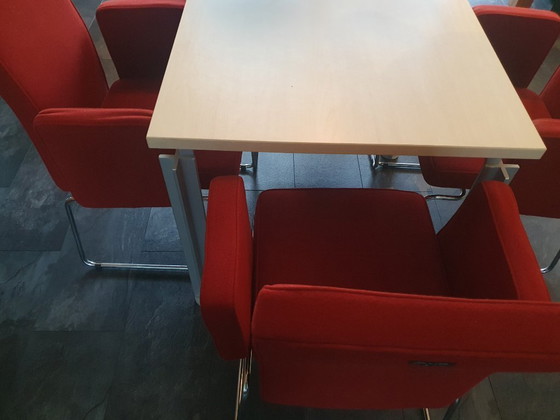 Image 1 of BULO H2O Tisch 80 x 80 cm mit verstellbarer Höhe