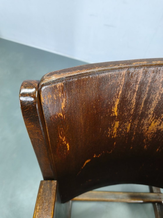 Image 1 of 1940s Thonet Style Cinema Chair, Beech Wood Folding Seat