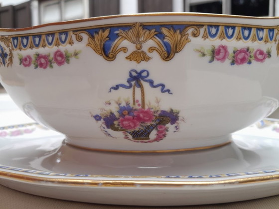 Limoge France Serving Set, Sauce Boat and Dish. – Tableware, Porcelain (photo 4 of 13)