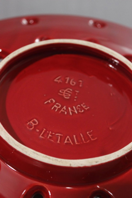 Image 1 of Blanche Letalle in Saint Clément - Large Art Deco period bowl, France, 20th century