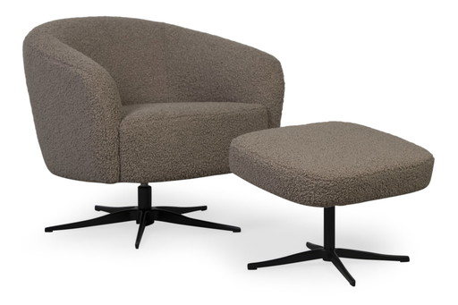 Poltrona Shepherd con pouf della collezione DMO