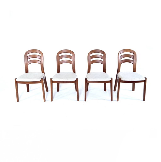 4x chaise de salle à manger vintage, Koefoeds Hornslet '80s