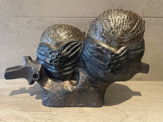 Image 1 of Perignem Elisabeth Vandeweghe owls 1975 Amphora