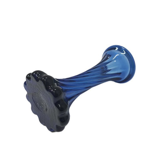 Image 1 of Vetro blu cobalto, design ritorto