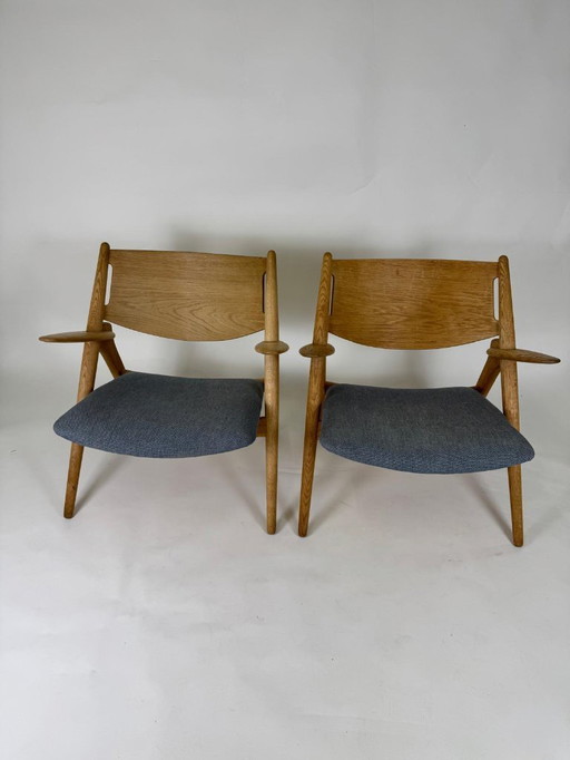 2 poltrone CH28 Carl Hansen Hans J Wegner Easy Chair Mid Century