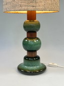 Vintage Kaiser Leuchten Ceramic Table Lamp / Bubble Lamp