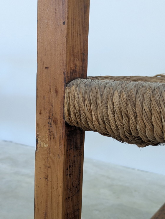 Image 1 of  4 Fauteuil - Hout, Stro, AWARD WINNING INDUSTRIE MALACCA WORKS