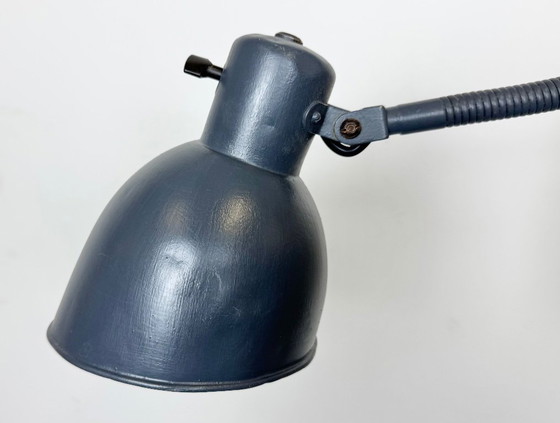 Image 1 of Grijs geschilderde industriële schaarwandlamp, jaren 60