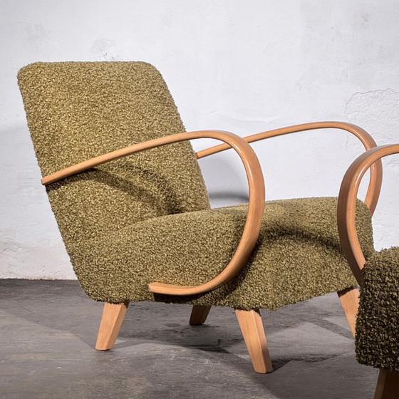 Een paar Jindrich Halabala Type C fauteuils, volledig gerestaureerd, jaren 1930. – Jindřich Halabala (photo 17 of 17)