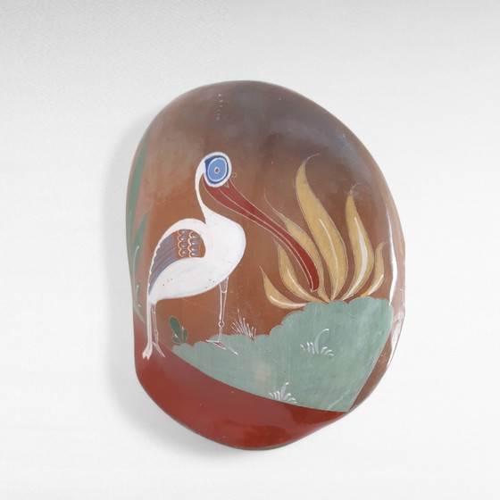 Image 1 of Gufo in ceramica vintage, Tonalá Messico, anni '70, H37cm