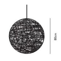 Image 1 of Moooi Random Light Round 80cm Black