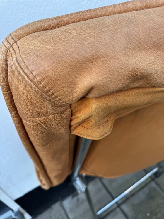 Image 1 of Chaise en Cuir Molinari par Teun van Zanten