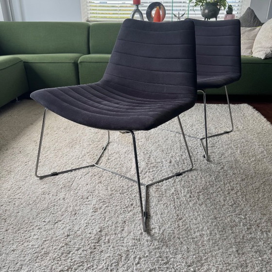 Image 1 of MIDJ Design 2 Cover lounge chairs with hocker