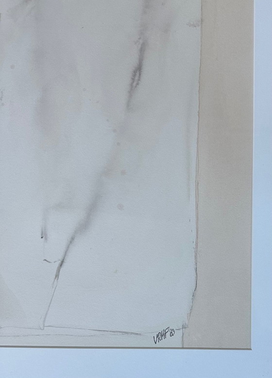 Image 1 of Drawing/Aquarelle Gradus Verhaaf (1932-2017) - Package Sailcloth