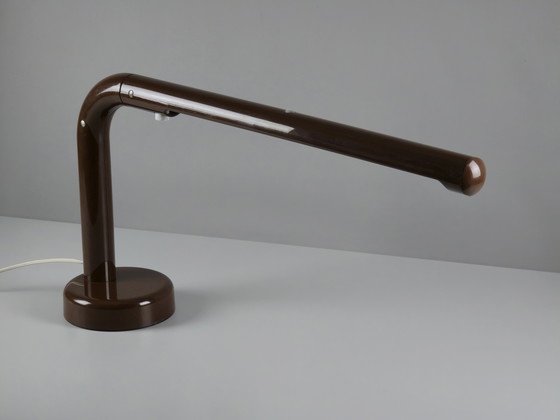 Image 1 of Lampe de bureau Tuben vintage des années 1970 par Anders Pehrson pour Ateljé Lyktan - Icône du design suédois de l'ère spatiale.