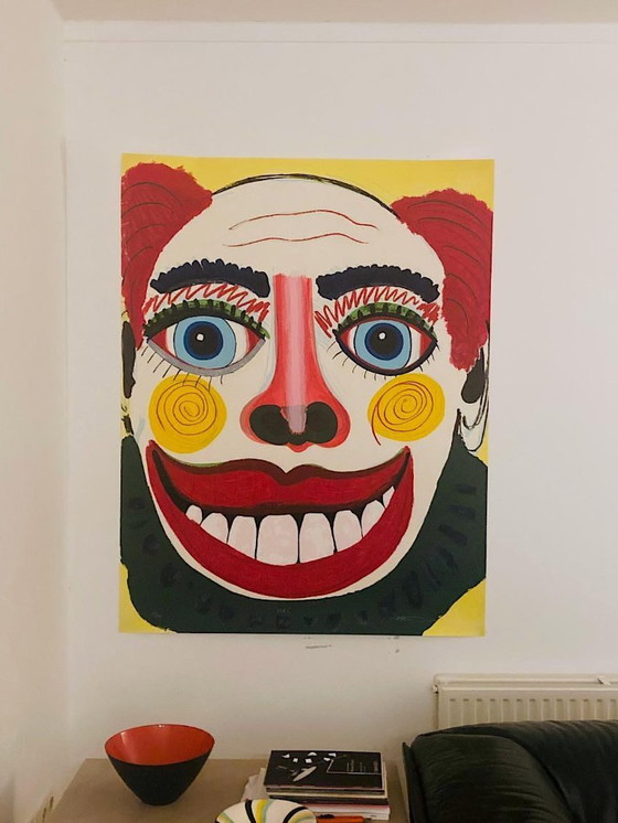 Image 1 of Frederick James Brown 'Max' 1990 Grande serigrafia firmata