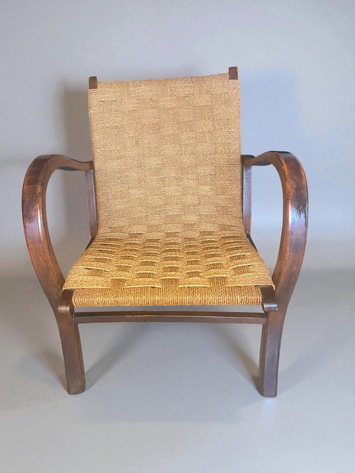 Erich Dieckmann Original Bauhaus-Sessel Um 1925. Eine Designikone Im Ausgezeichnetem Zustand.