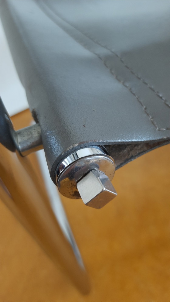 Sedia Cantilever B34, Mart Stam / Marcel Breuer MG5, Cuoio, Codificata – Sedie da pranzo, Chrome, Leather (photo 11 of 15)