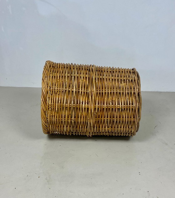 Image 1 of Cestino in rattan vintage extra large - Decorazione retrò