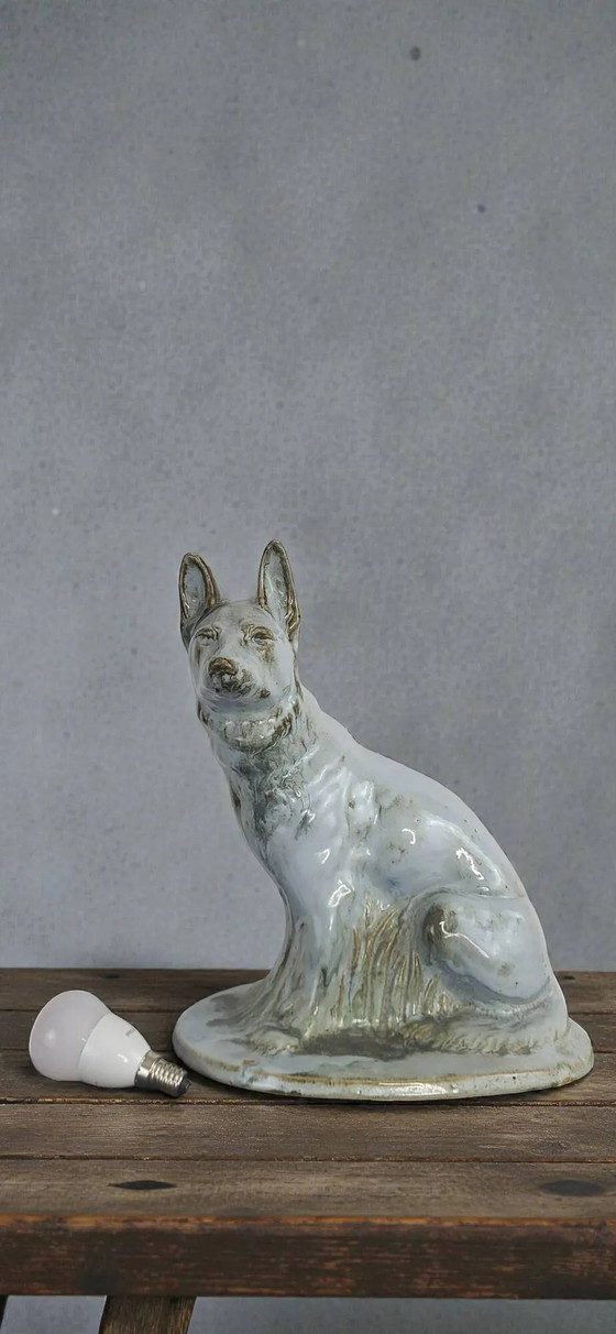 Earthenware Dog, Moulin Des Loups Orchies, Art Deco – Decorative Objects (photo 9 of 9)