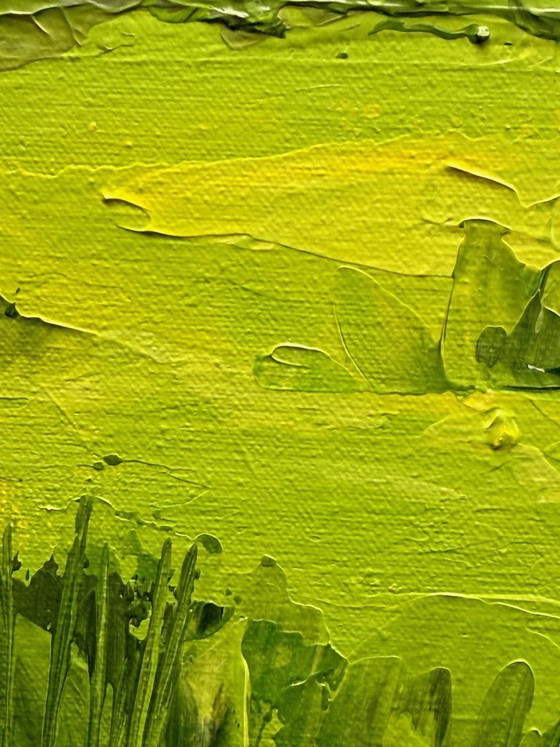 Image 1 of Urkhovense Zeggen – semi-abstract landscape | modern impressionism | 60x60 cm