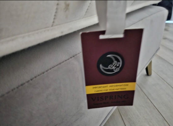 Image 1 of Vispring Lana Boxspring 180x210 - Suede - Limited Edition