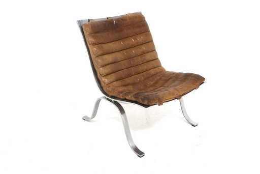 Ari Sessel aus Leder von Arne Norell, Schweden, 1960er Jahre