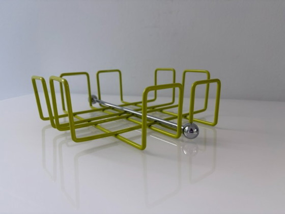 Porte-serviettes Design Rétro Vert Citron Acier Fil – Accessoires de table (photo 7 of 20)