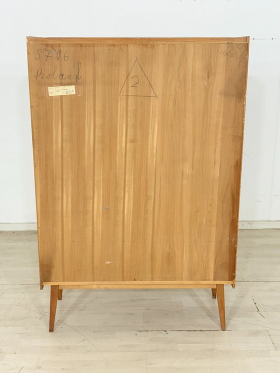Mobile vintage | Credenza alta | Scaffalatura di metà secolo | Mobile per soggiorno – Vetrine, Wood (photo 12 of 13)
