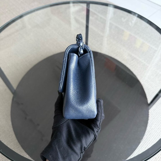 Image 1 of Chanel CC Flap Mini Square - Caviar Quilted All Blue Hardware Serie 29