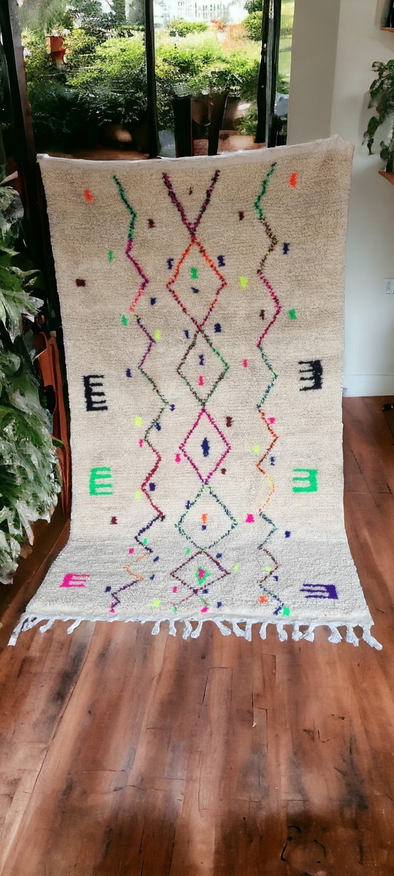 Image 1 of Beni Ouarain berber carpet 150x250 cm 