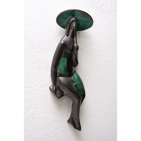 Image 1 of Vintage ceramic hanging sculpture by Jitka Forejtová, Czechoslovakia 1960