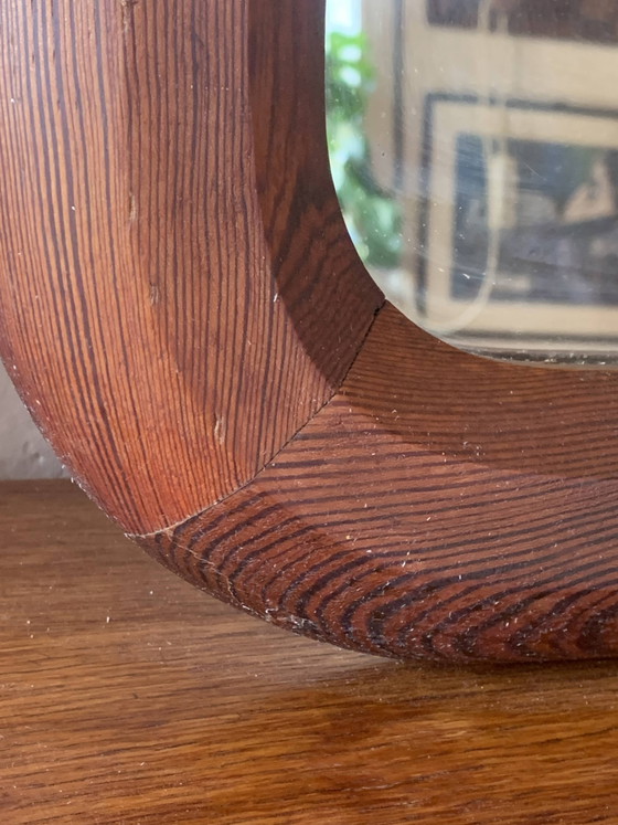 Alter, antiker Wandspiegel aus Holz – Wood, Vintage (photo 3 of 8)