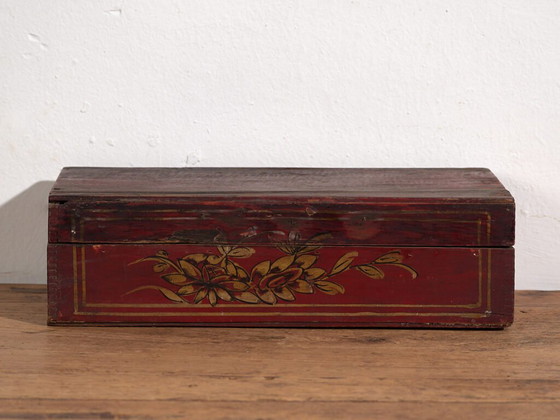 Scatola antica dipinta a mano con dettagli floreali (c.1900) #24 – Oggetti decorativi (photo 22 of 40)