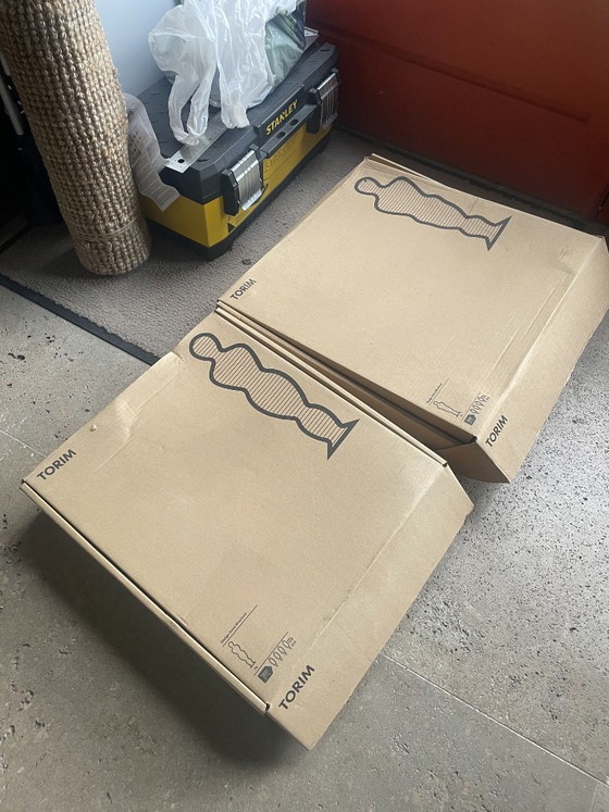 IKEA TORIM Stehleuchten (männlich & weiblich) – Anna Efverlund – 2006 – New Old Stock – Metal, Paper (photo 2 of 8)