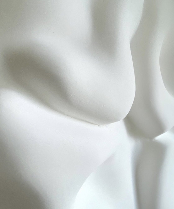 Image 1 of Minimalistische 3D wanddecoratie | Organisch vorm | wit