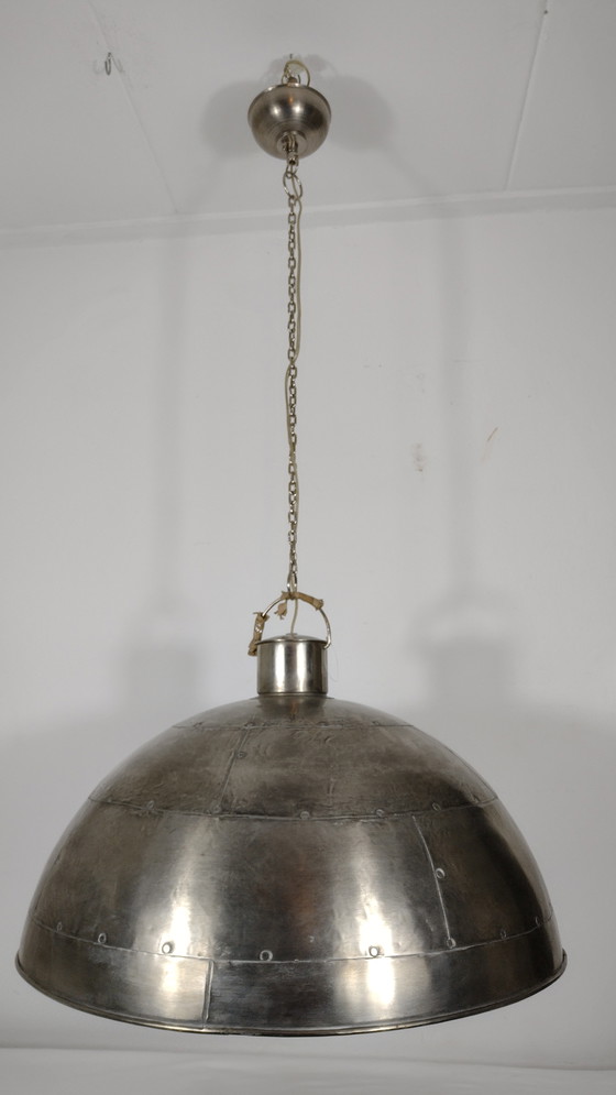 Image 1 of Industrie-Design-Hängeleuchte 60cm Farbe Platin