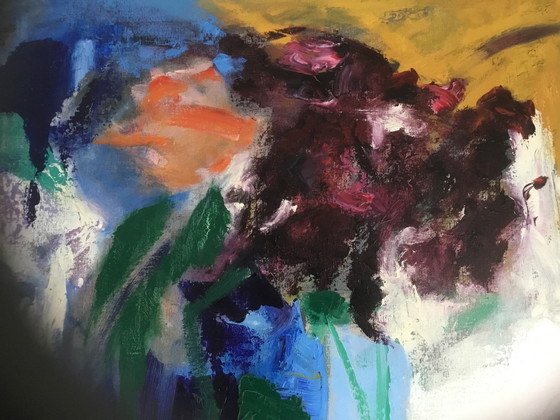 Image 1 of Die blaue Vase - abstrakt