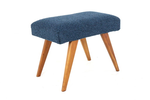Vintage Hocker neu gepolstert