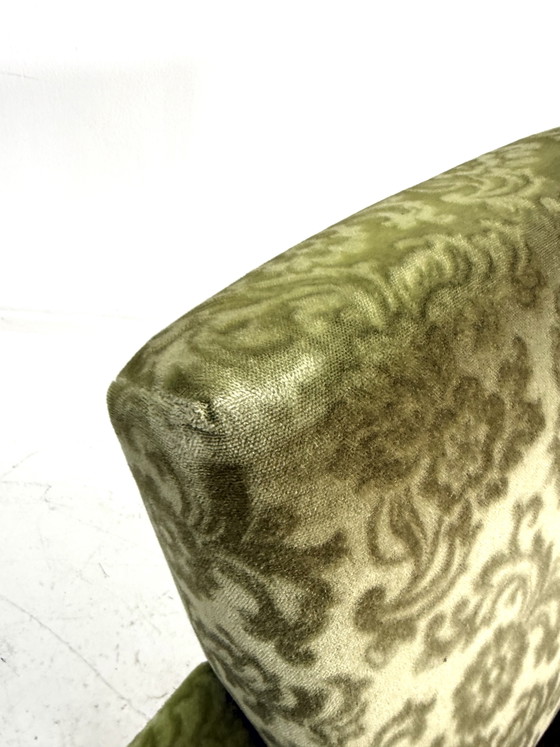 Set of 2 Vintage Armchairs, 1960s – Wood, Textile (photo 9 of 13)