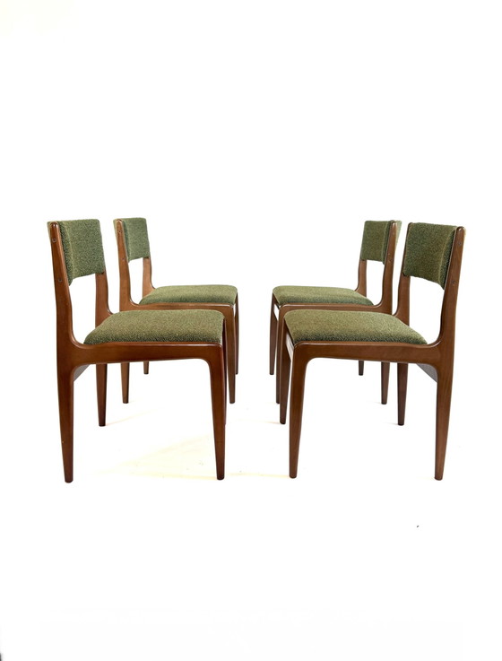 Image 1 of 4x restored Danish dining chair '60