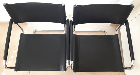 Image 1 of 4 Mart Stam S34 armchairs by Linea Veam, 1980