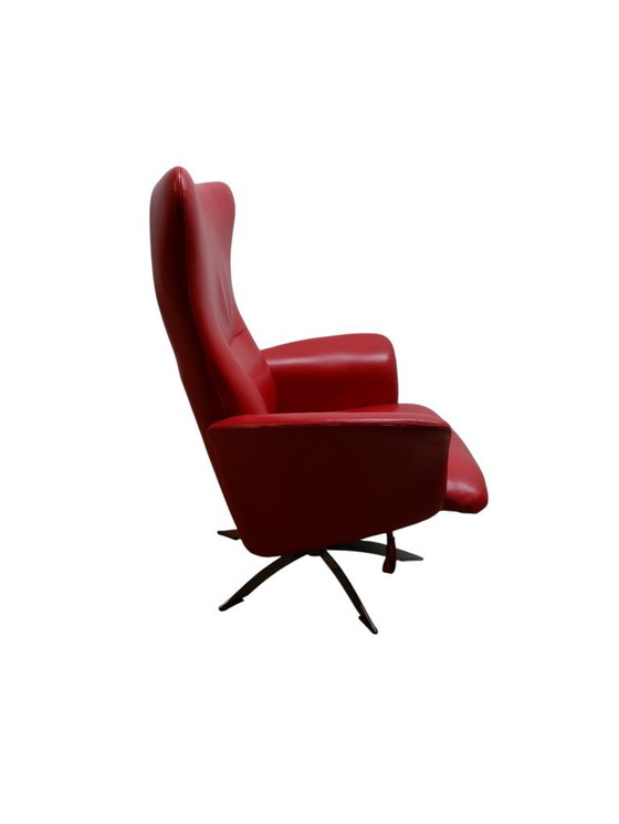 Image 1 of Deens leren relax fauteuil, Knudsen