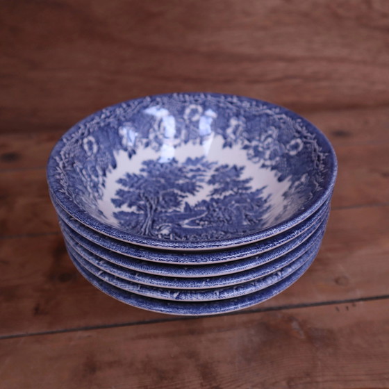 6 bols vintage EIT England - style Staffordshire / Wedgwood – Vaisselle, Porcelain (photo 8 of 9)