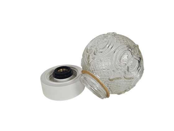 Image 1 of Massive - Space Age - Ceiling lamp - pressed glass - 70's