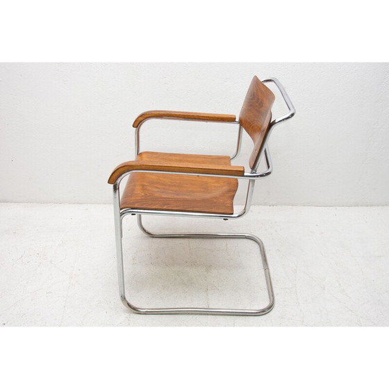 Image 1 of Vintage Bauhaus office chair by Robert Slezák for Baťa 1930s